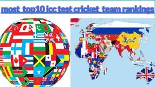 most  top10 icc test cricket  team rankings|most successful icc test team in cricket | ONE IN DATA