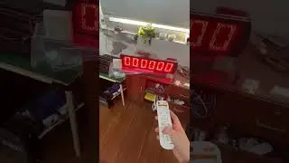 Led countdown timer with preset time