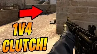 CSGO - 1V4 Clutch Mirage (LEM) Counter-Strike: Global Offensive Gameplay