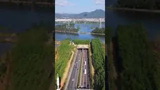Underwater Road Tunnel Kunming City China #shorts || Ghumakkad Yatra