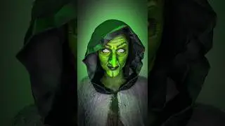 Wicked Witch Makeup Tutorial 💚 #witch #wickedwitch #halloween #halloweenmakeup #makeup #tutorial
