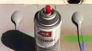 Testing Ace spray paint and primer