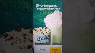 Shamrock McFlurry! ☘️ #McDonalds #Shorts
