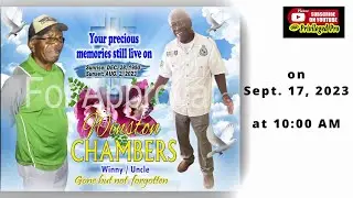 Thanksgiving Service for the life of Winston Chambers