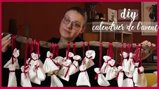 DIY CALENDRIER DE L'AVENT 🎄🎅(en tissu ré-utilisable)