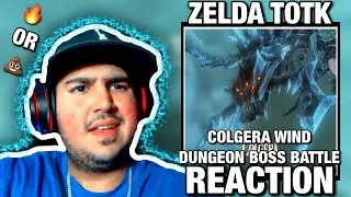 ZELDA TOTK! | ZELDA TEARS OF THE KINGDOM - COLGERA WIND DUNGEON BOSS BATTLE REACTION