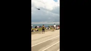 2022 Chicago Air and Water Show - F-35, F-22, and P-51 Mustang #shorts