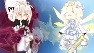 Paimon the Unknoִֶָwn God? | Gacha Club | IB: @kazuelle_ on tt  𓂃⊹ ִֶָ 1/2