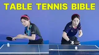 The Table Tennis Bible: Your Forehand & Backhand Cheat Sheet