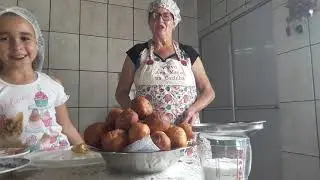 MINI SONHO RECHEADO COM CREME DE MILHO !!!🌽🌽🌽🌽!! Receita 170 anos!!