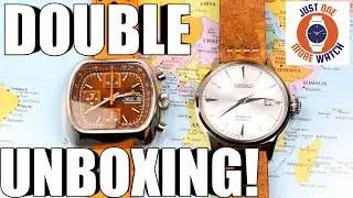Double Unboxing! Straton and Seiko!