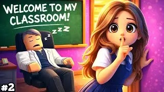 Teacher Sleeping In The Classroom| Roblox Escape The School Gameplay #2 