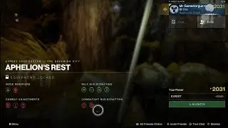 Destiny 2 Lost Sector Dreaming City Aphelion's Rest Powerlevel 2040