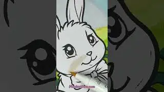 Wait Until You See the FINAL RESULT! 🐰 Easter Bunny Coloring!