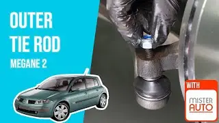 How to replace the outer tie rod Megane mk2 🚗