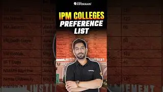 IPM Colleges Ranked: Which One Should You Choose? 🤔| IPM Colleges Preference List 🏫| #shorts
