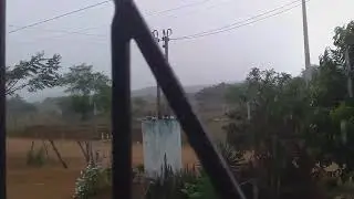 Primeira chuva de novembro na Lagoa do Aribice 