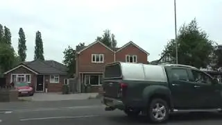 Driving On Whittington Road, Spetchley Road, Nunnery Lane & Hillery Road, Worcester, England