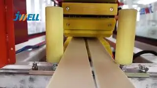 JWELL PVC Profile Baseboard & Skirting Line with On-Line Lamination