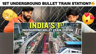 Pakistani Reaction On India&rsquo;s First Underground Bullet Train Station | मेगा प्रोजेक्ट 🔥