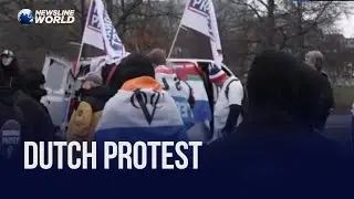 Голландские протестующие вышли на митинг против плана Гааги по предоставлению убежища.