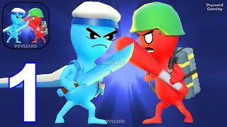 Stickman Battle: Idle War - Gameplay Walkthrough Part 1 StickWar Idle Arena Battle (iOS, Android)