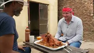 Best Ever Food Review Show! Zimbabwe s Exotic Meats Super Rare African Village Food