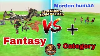 Fantasy vs Modern Humans + Giant Invertebrates 🔥 | ARBS Epic Battle