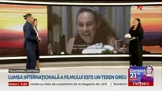 Diana Angelson in direct la TVR, vorbind despre noul ei film,  Alexandra