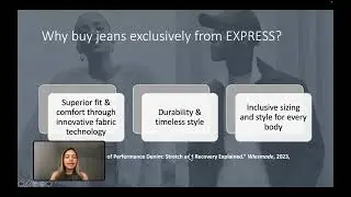 Business Presentation - Why you purchase your jeans exclusively from express