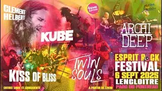 PROGRAMMATION  ESPRIT ROCK 2025  LES GROUPES