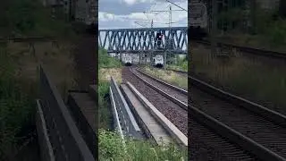 Hamsterbacke Wettrennen zur Station ￼ Leipzig neue Messe #trainspotting #bahn #train #zug #db  ￼￼