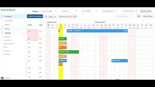 Hotel Room Reservation System and Restaurant Software Demo