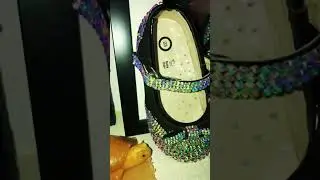 Bling baby shoes