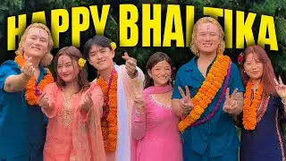 AAJA BATA @thisissharmy MERO BAINI 🤭 || BHAI TIKA CELEBRATION 💛