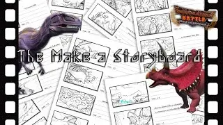 The Make a Storyboard Dinosaurs Battle #pong1977