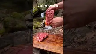 Cooking Steak SMR #fypage #cooking #cookingchannel #cookingvideo #mukbang #nature #chill #fypage