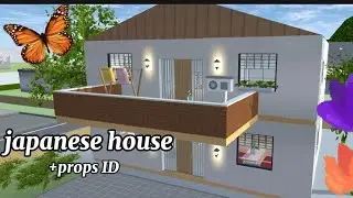 japanese house +props ID 🇯🇵🦋 ||Sakura school simulator