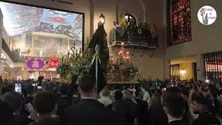 Regresa Mª Stma d la Esperanza (Málaga) a su templo cerrando la participación española n el jubileo.
