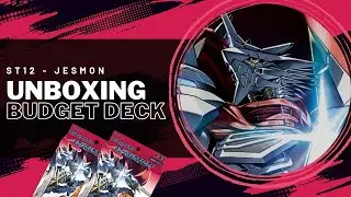 UNBOXING!!! Abriendo ST-12 Jesmon Starter Deck + Budget Deck X2 - Digimon Card Game