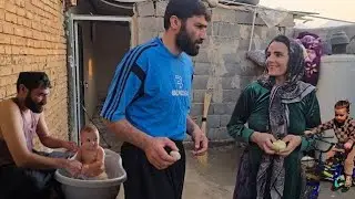 Ziba's going to the market and buying curtains for the window and going to see her father-in-law