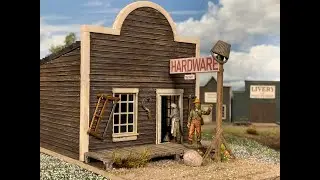 Building a Hardware Shop in the Old West in 28mm Scale