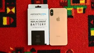 iPhone XS после замены аккумулятора