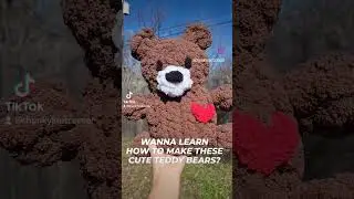 Teddy Bear Pattern with Video Tutorial is now available! #crochet #knit #diy #chunkyknit #amigurumi
