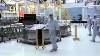 JWST First Flight Mirror Arrival at Goddard