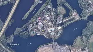 Thorpe Park Zoom In - Google Earth Animation 2024 (Exploration)