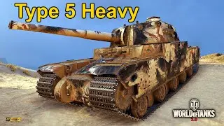 Type 5 Heavy, 12.6K DMG - World of Tanks