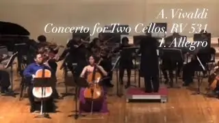 Vivaldi : Concerto for 2 Cellos in G minor, RV 531 1st mov