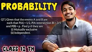 Ex 13.2 class 12 maths q7 | Ex 13.2 q7 class 12 | Question 7 exercise 13.2 Class 12