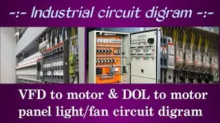 Electrical drawing explain #vfdrive #dolstarter drawing electrical circuit@electricalcontrolofficial
